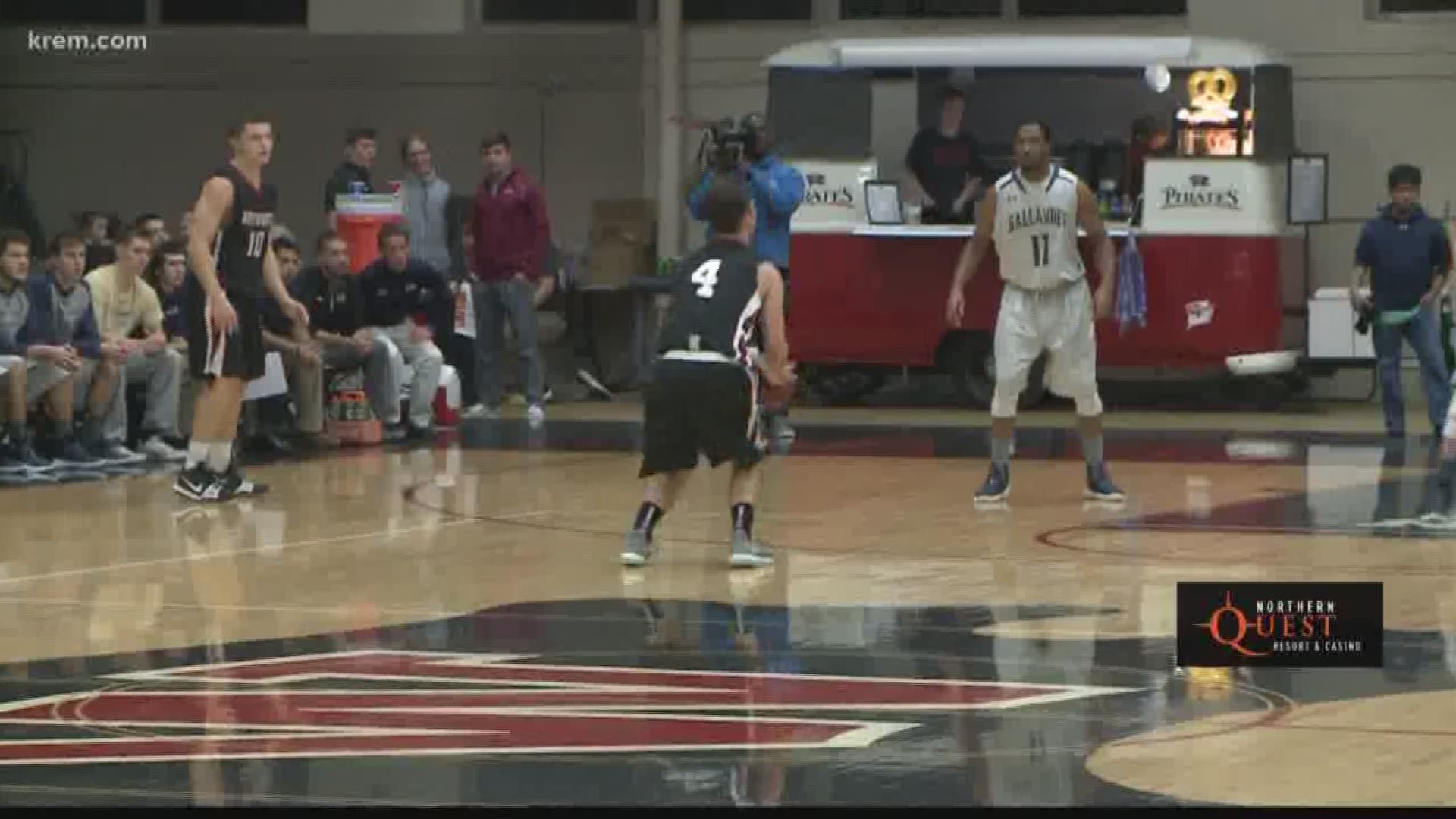 Ben College drops 31 points in the dominating win against Gallaudet.