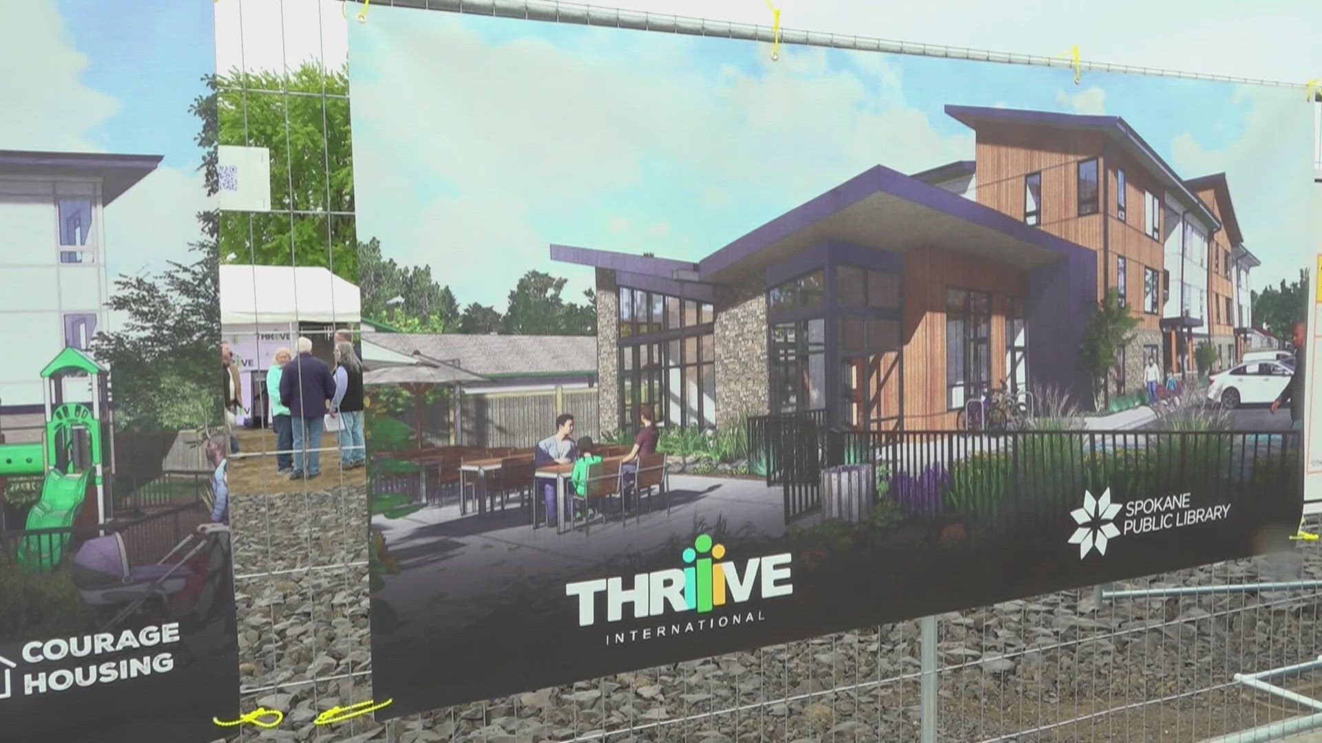 In partnership with the Spokane Public Library, Thrive will build new affordable housing and a community center that aims to support refugee integration. 
