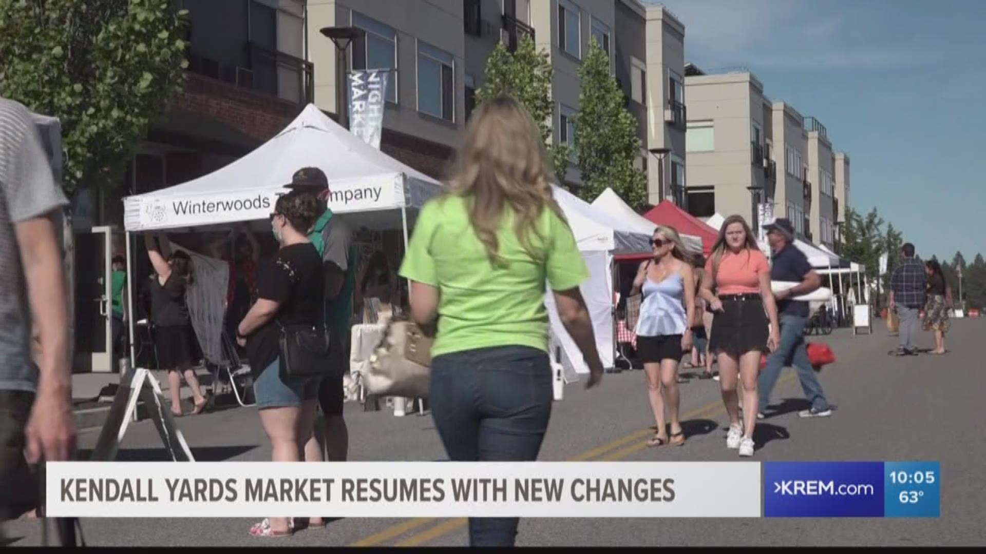 The popular summer market is open again, but there are restrictions.