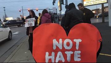 Rally In The Valley Protest Over Racist Incidents Held In Spokane