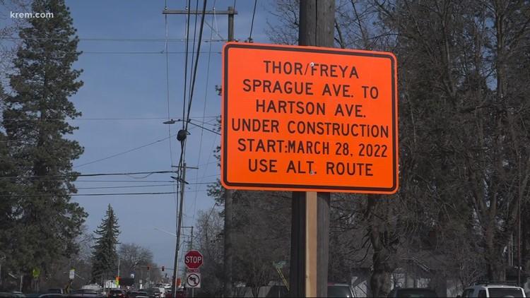 First day of Thor and Freya construction creates headaches for drivers