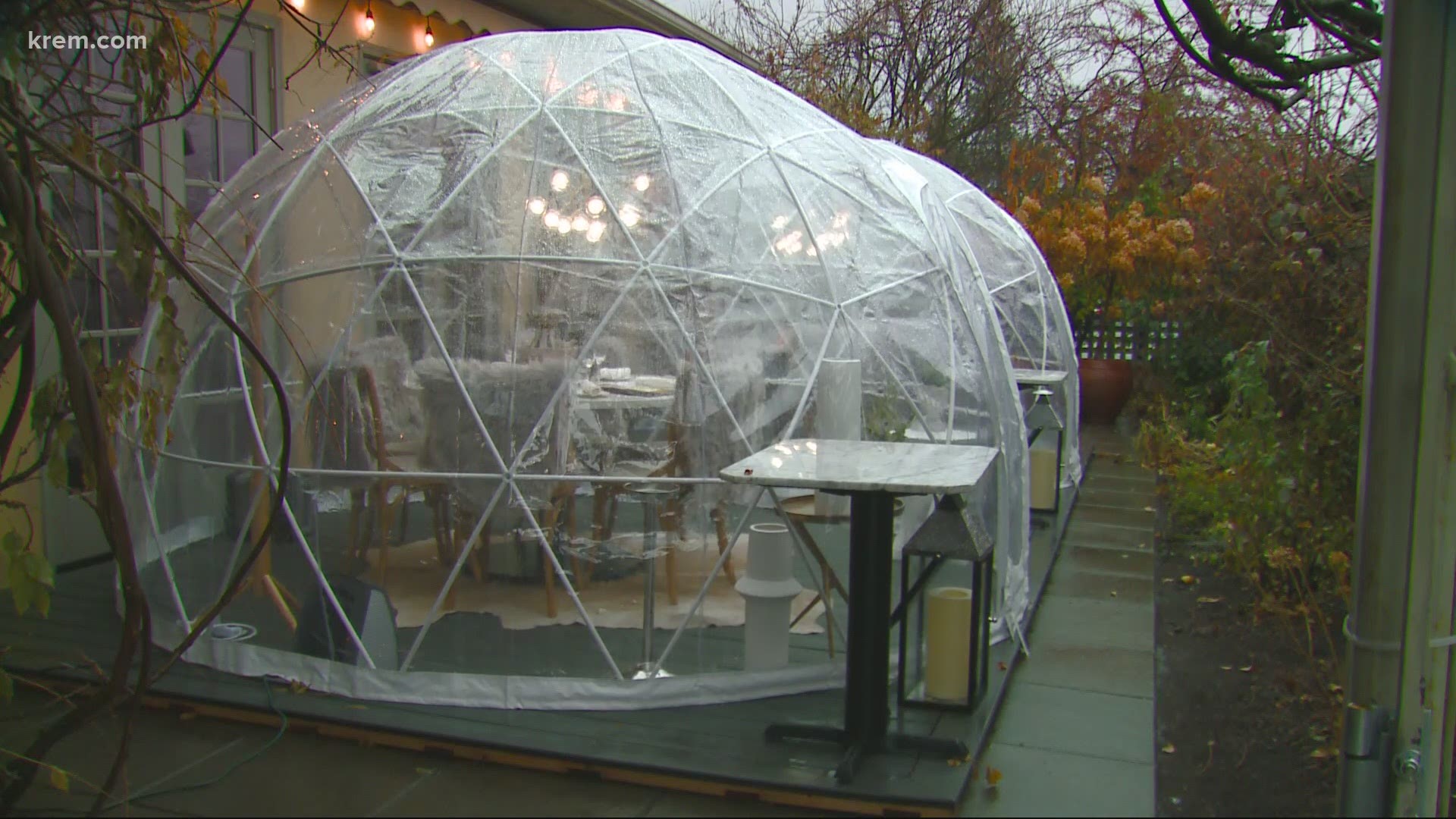 Some Spokane area restaurants are now moving their dining outdoors as part of the state's new guidelines.