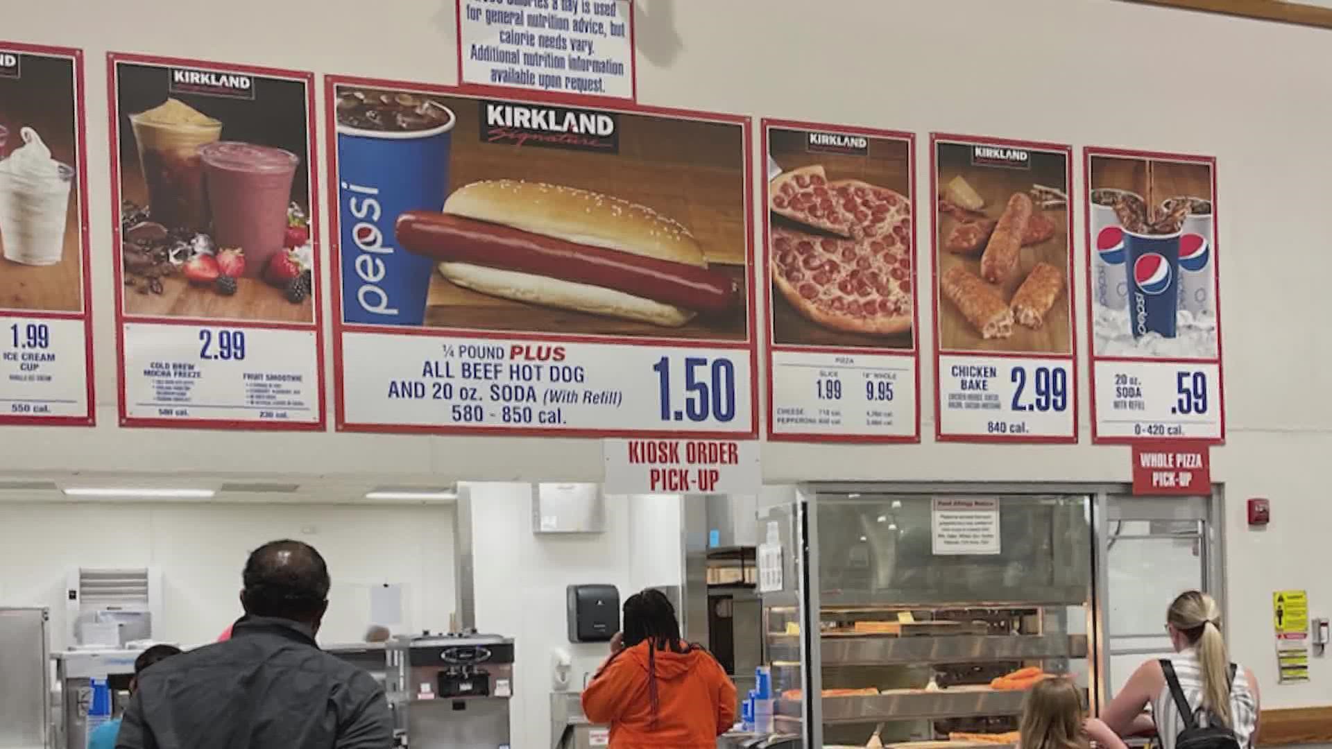 Costco raises prices of 2 popular food court items