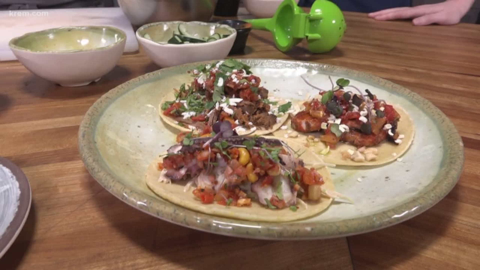 KREM's Evan Noorani and Jen York chat with Chef Travis Dickinson about the upcoming Restaurant Week menu at Cochinito Taqueria.