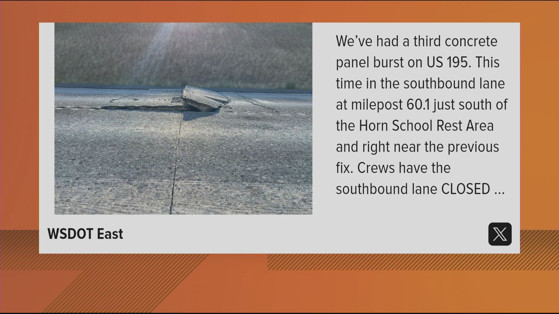 High temperatures can cause concrete panels to burst and road work crews are braving the heat to keep roads safe.