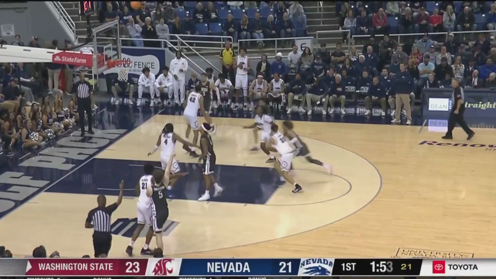 Isaiah Watts made 5 of 6 shots from beyond the arc after halftime for the Cougars (7-2). LeJuan Watts added six assists (Video via Mountain West Network)