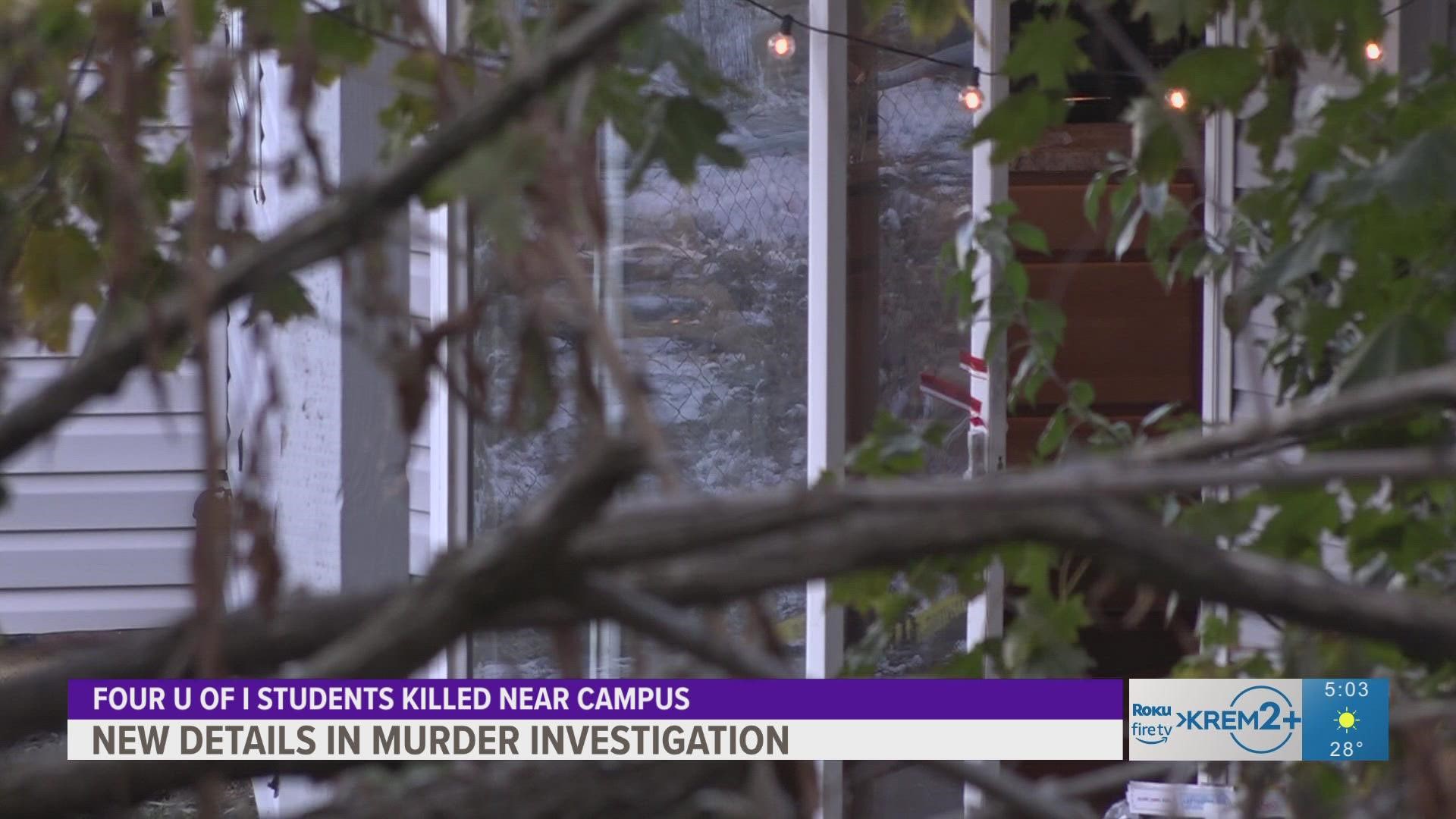 KREM 2's Amanda Roley gives an update on the crime scene where four University of Idaho students were murdered.