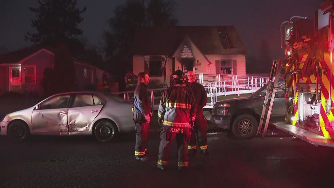 5 injured in overnight house fire in North Spokane | krem.com