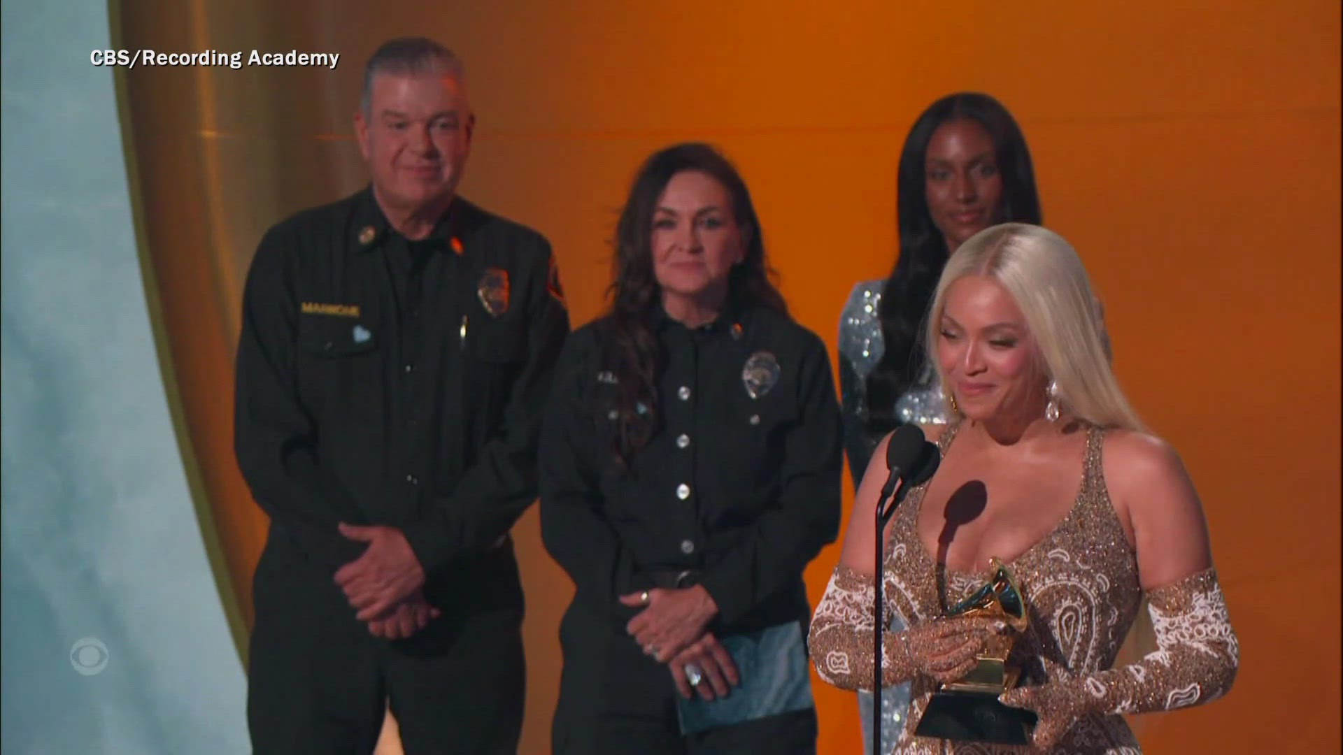 It was a historic night at the Grammys for some of the artists. (CBS News)