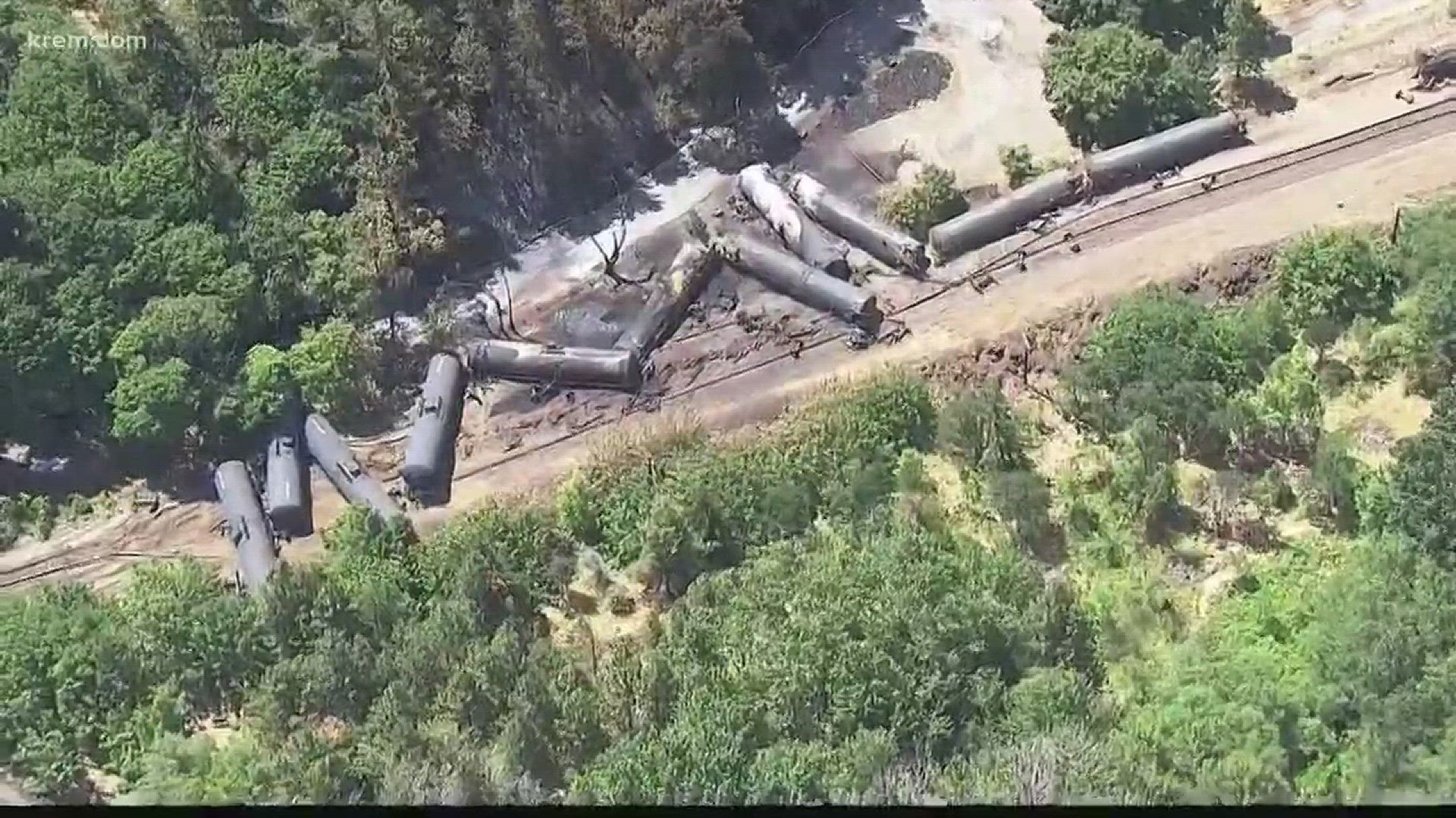 How Spokane area first responders prepare to deal with a train derailment *if* it were ever to happen. (12-18-17)
