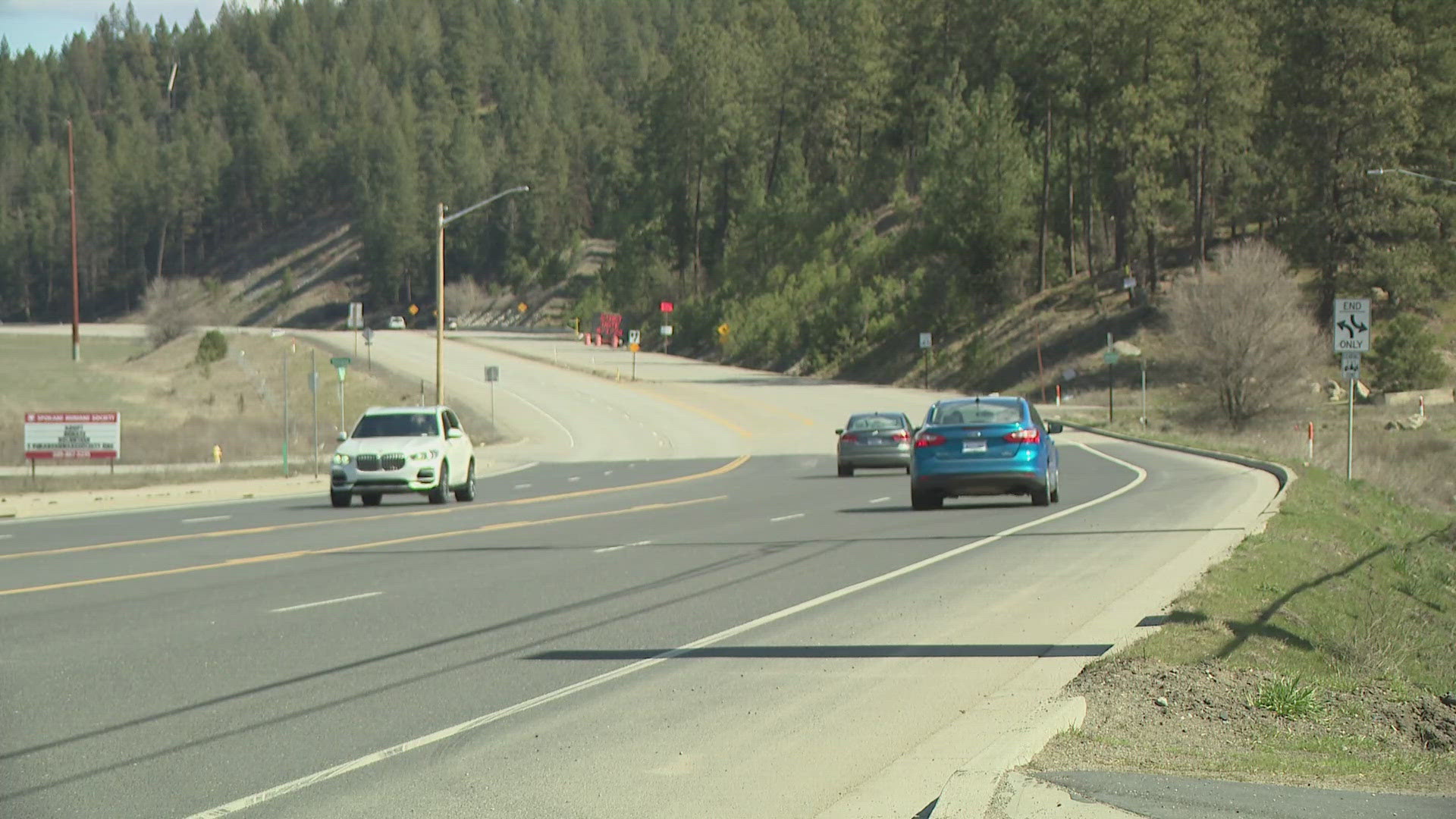 The project was focused on widening and improving the roadway to make it safer.