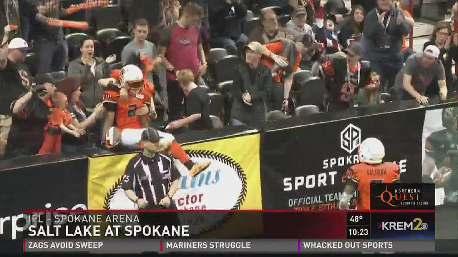 It wasn't pretty, but a win is a win. The Spokane Empire edge Salt Lake 31-29 at home, Sunday.