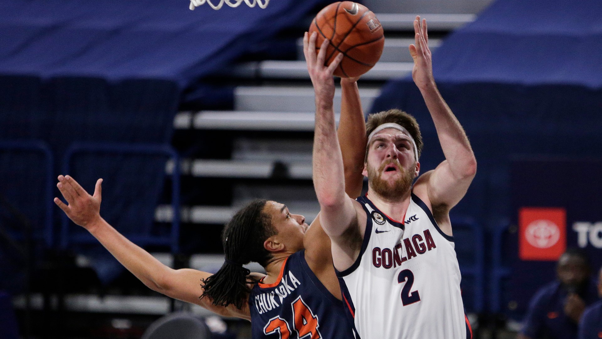 Gonzaga has now beaten the Waves 40 straight times.