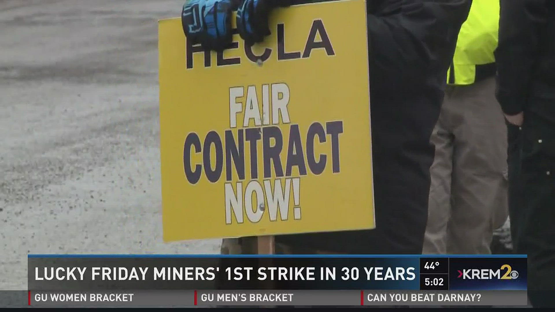 KREM 2's Taylor Viydo explains how a mine in Wallace is on strike for the first time in 30 years. (3-13-17)