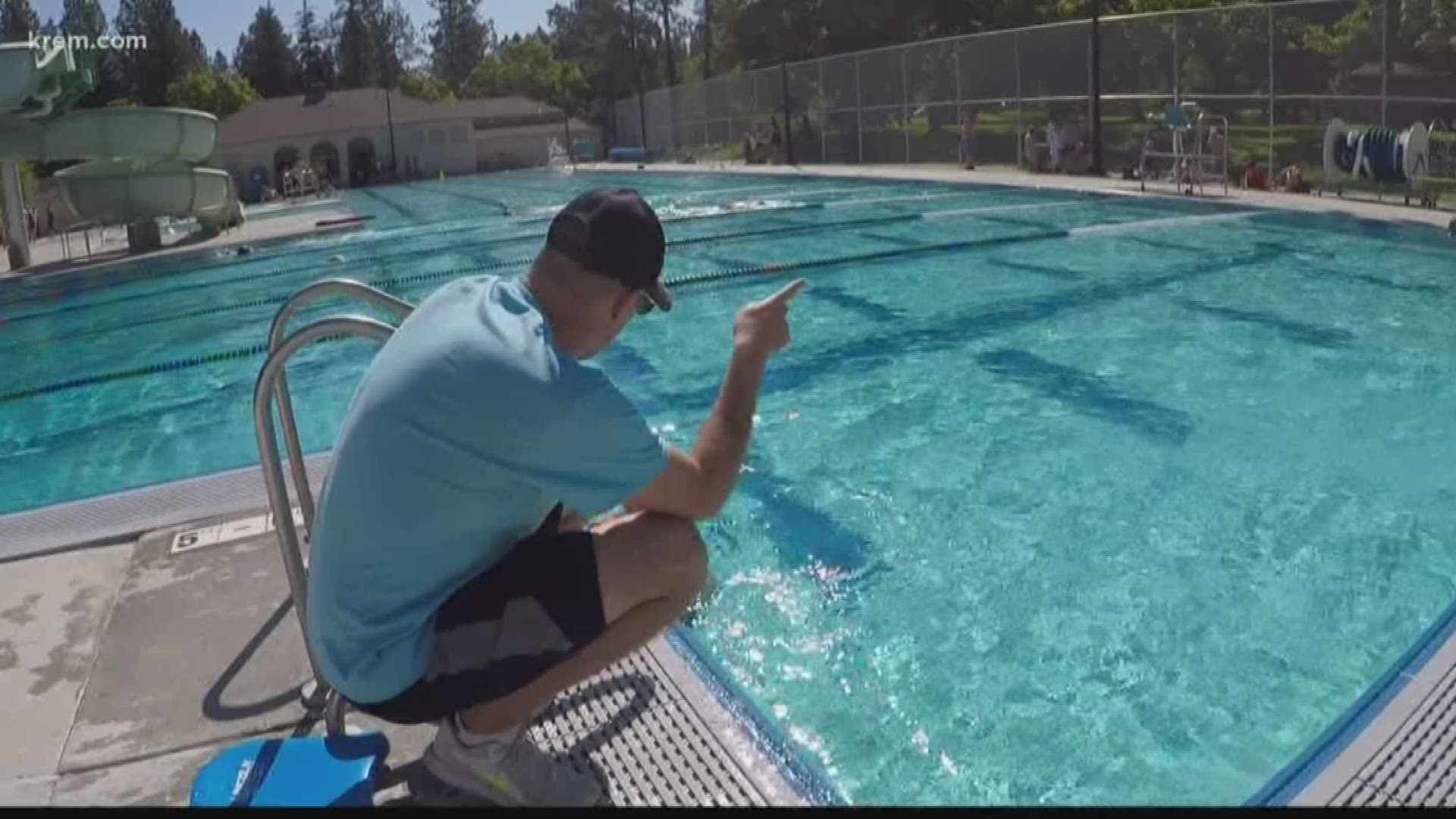 The city tests the water at its pools once every two to three hours to keep it clean. KREM visited two pools to see those test results.