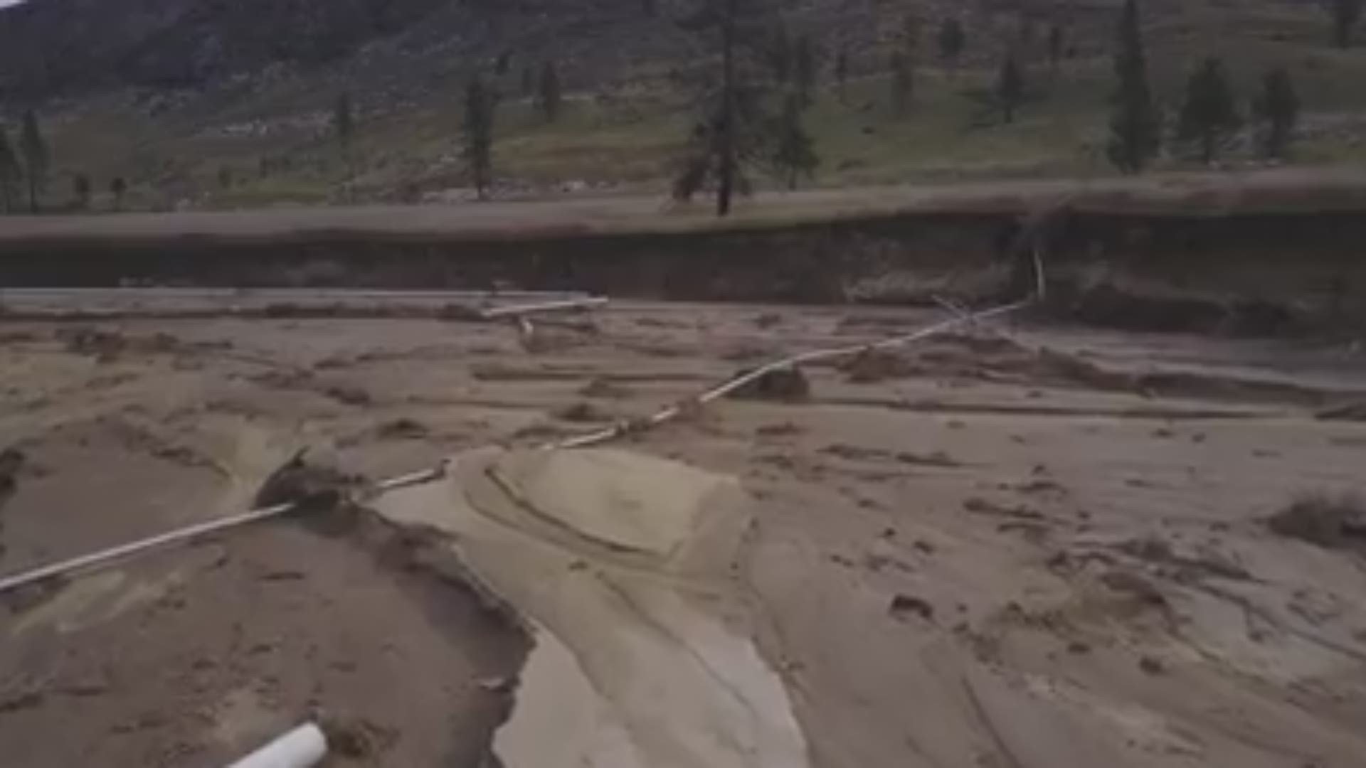 Drone video show erosion at No Name Creek
