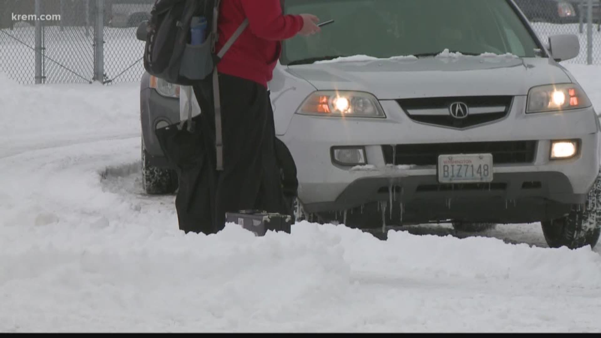 Spokane Public School leaders explain how students will make up Tuesday's snow day.