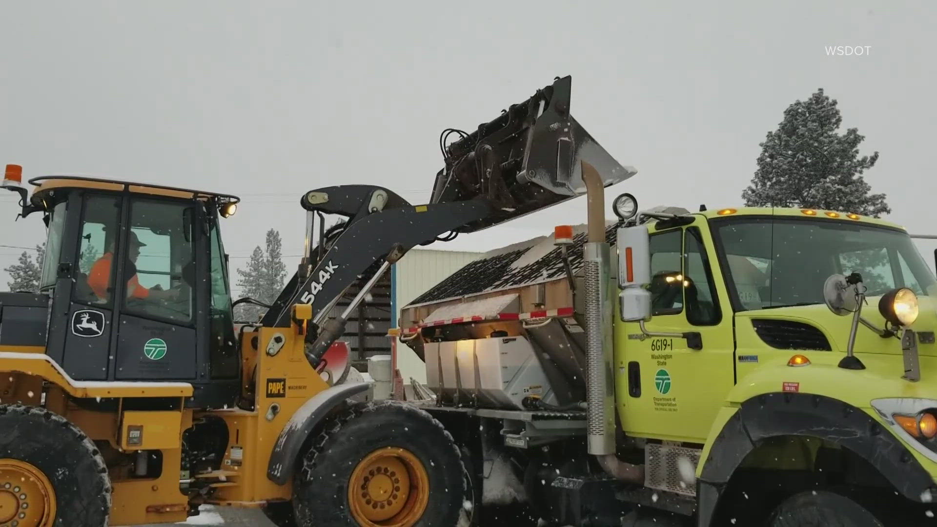 ​Wednesday's forecasted snowstorm is just hours away, but WSDOT crews are on standby getting ready for conditions to change. 