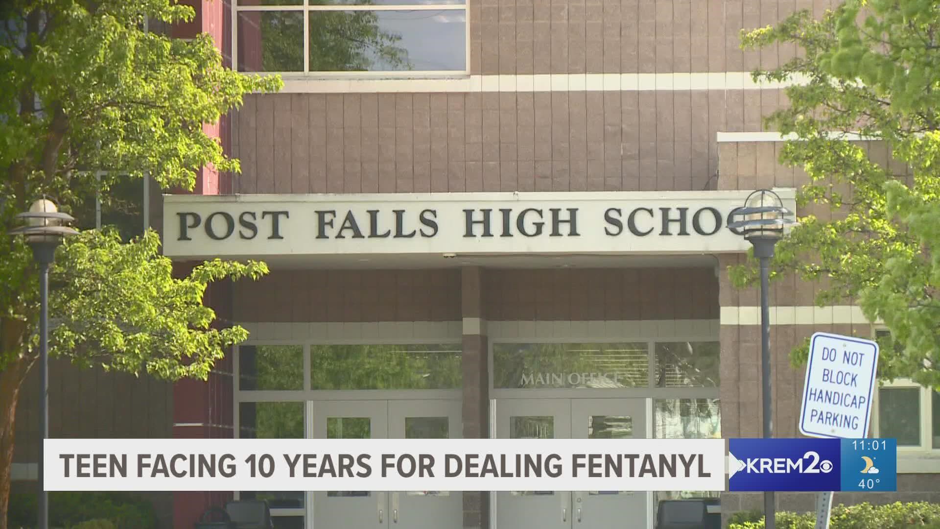 A Post Falls student overdosed and nearly died last June after taking pills from the teenager.