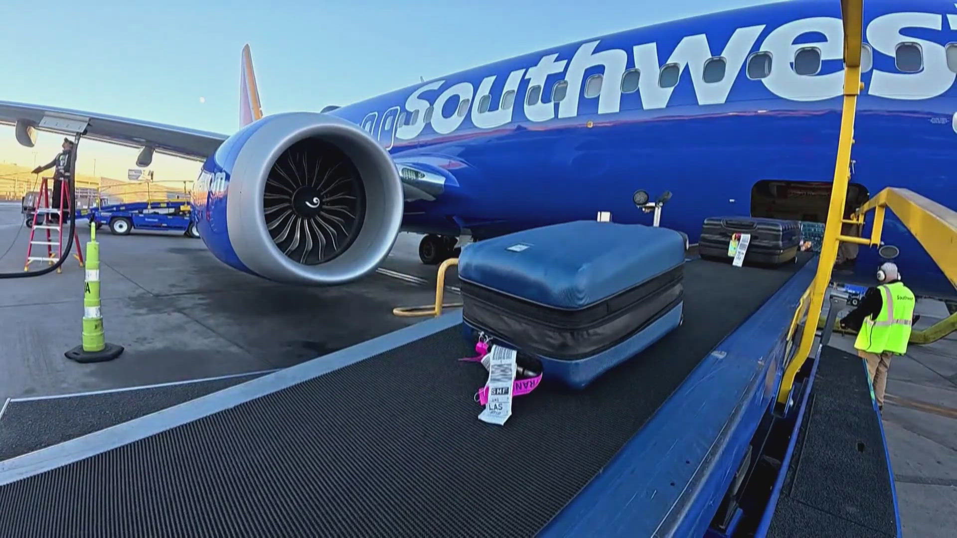 Flyers with Southwest Airlines will have to pay a total of $80 for two checked bags starting Wednesday. (Video via CBS News)