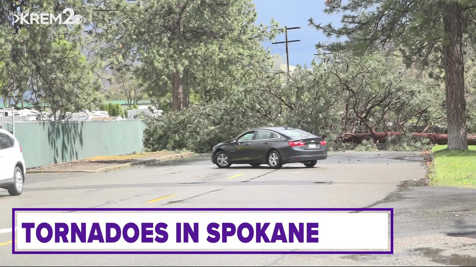 Pretty surreal moment': Tornado spotted during Spokane baseball game