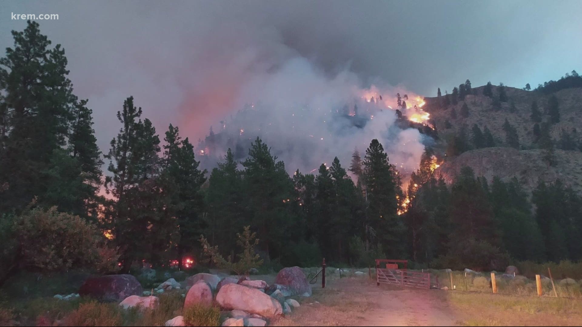 According to the Northwest Interagency Coordination Center, Washington state had six large wildfires on July 19, 2020. But as of July 19, 2021, it's reporting 17.
