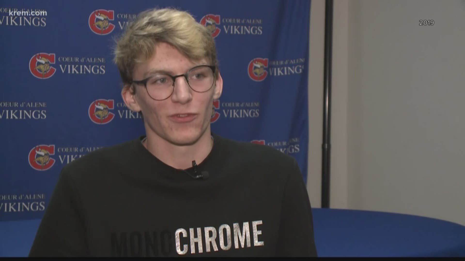 Morgan Dixon at Coeur d'Alene High School made headlines before with a smartphone app he created. Now, he's started a non-profit to help schools get tech devices.