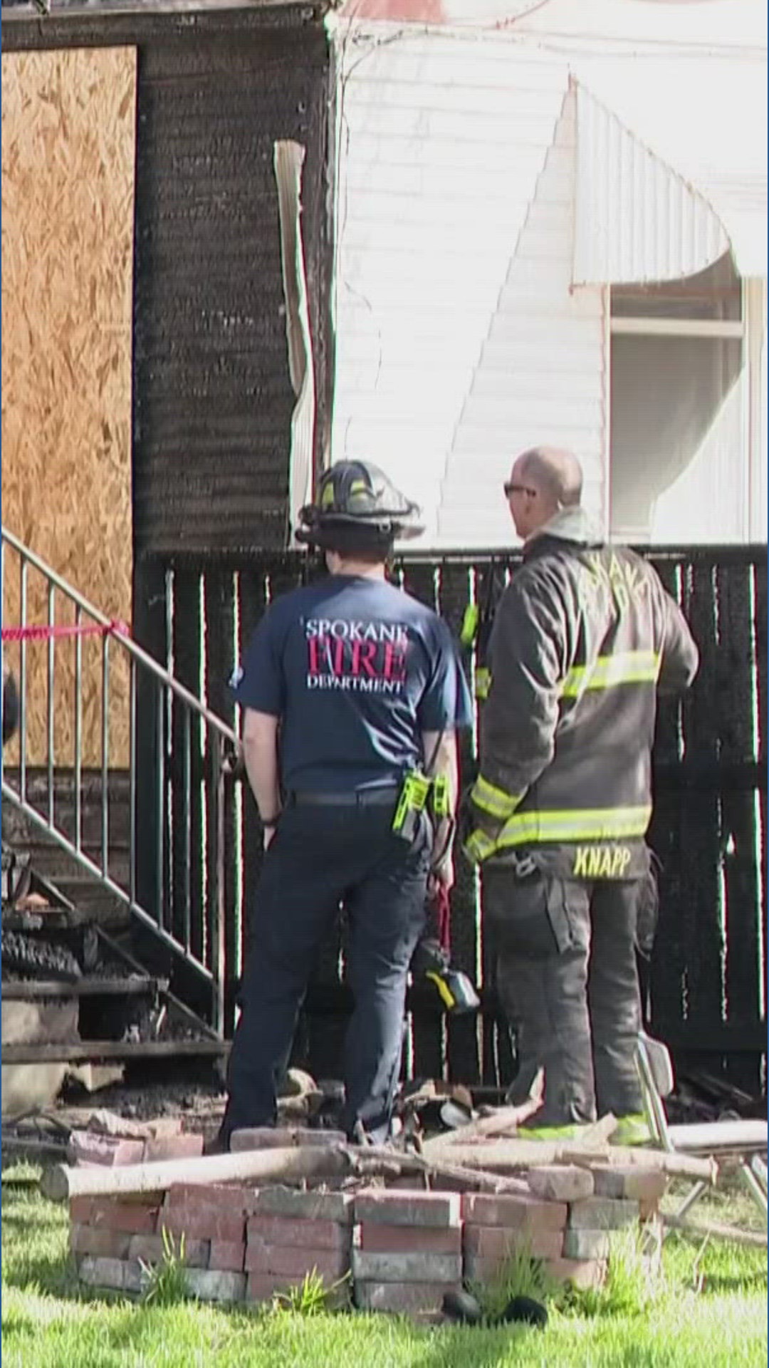 17 people, several pets displaced by 2 separate Spokane porch fires ...