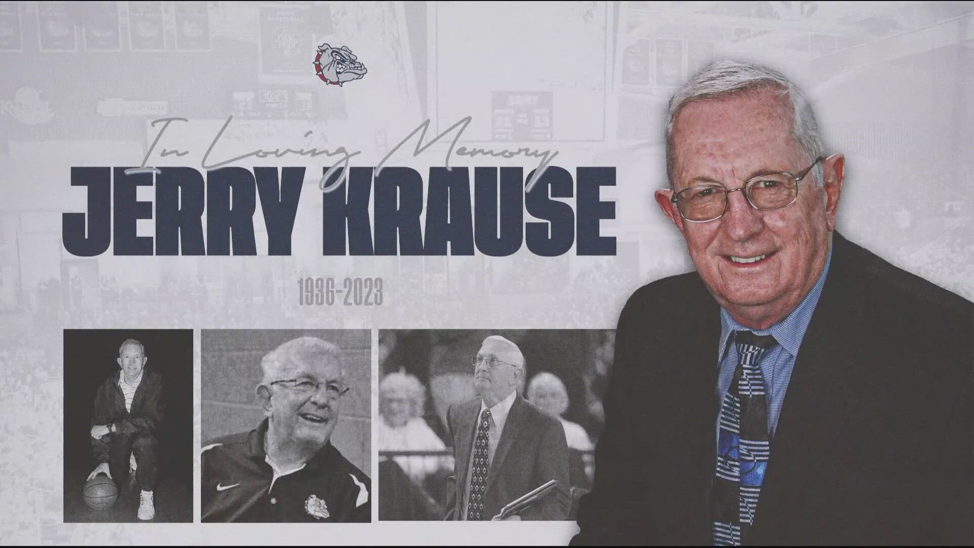 Gonzaga university held a celebration of life in memory of college basketball hall of fame member Jerry Krause.