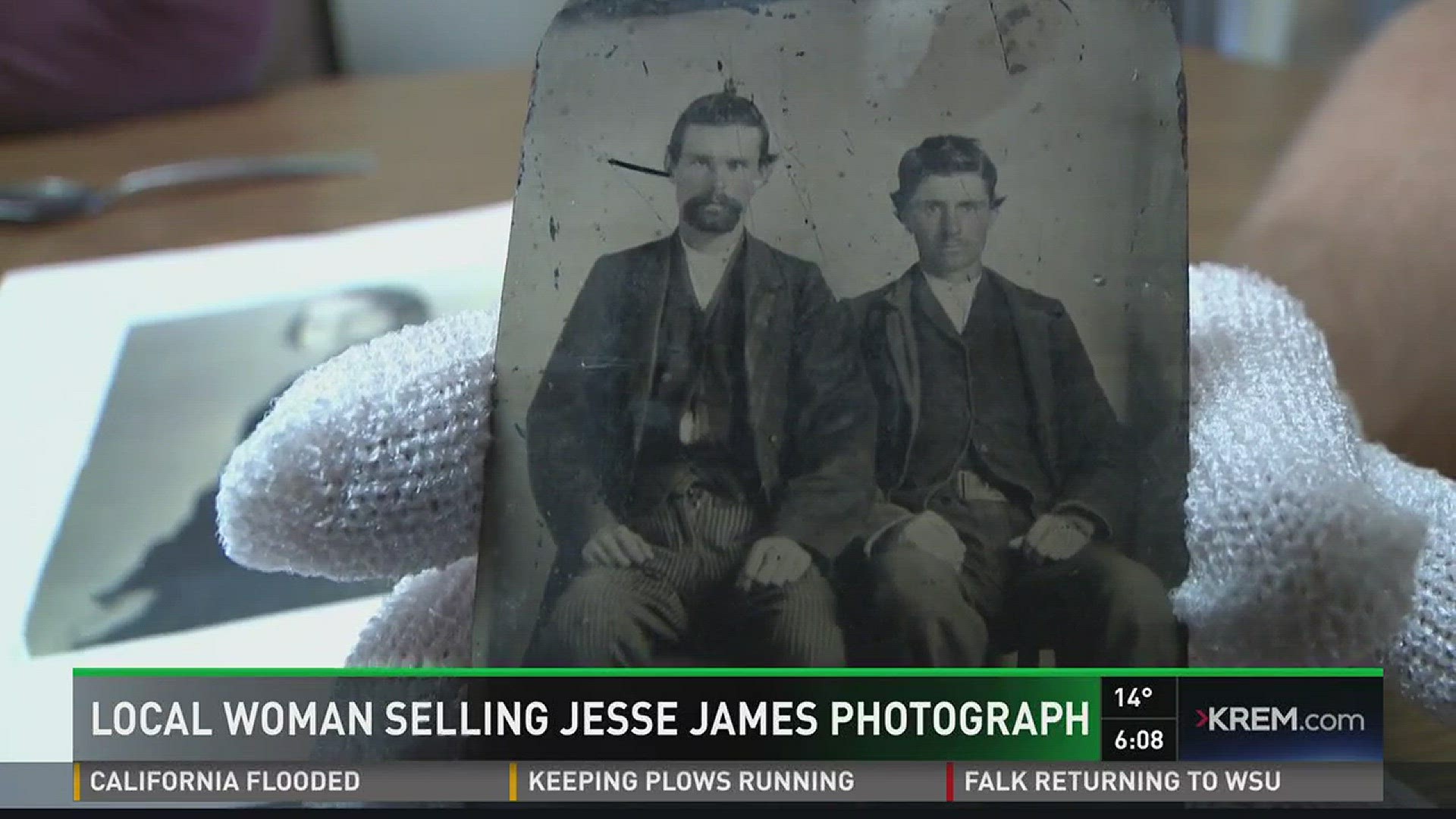 Local woman sells family heirloom photo of outlaw Jesse James