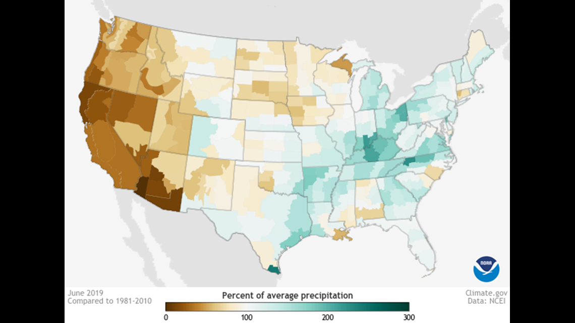 Dry June And 2019 Leads To Worsening Drought In Washington | Krem.com