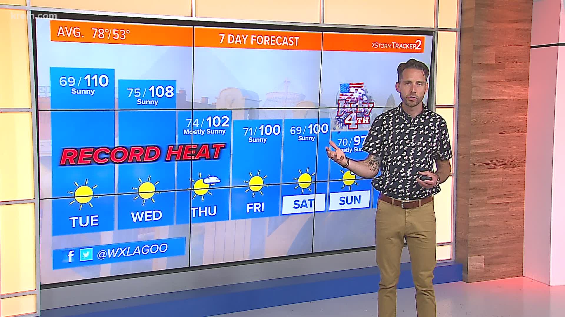 Historic heat wave coverage continues