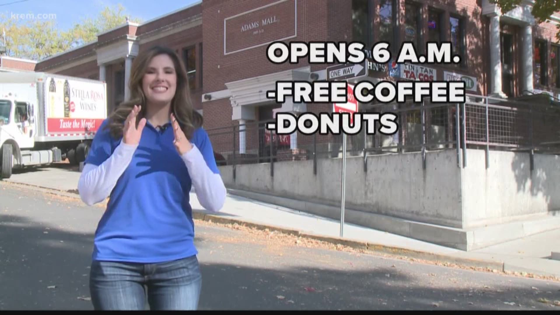 As people get up early for the gameday show, local restaurants, stores and coffee shops will be open early too.