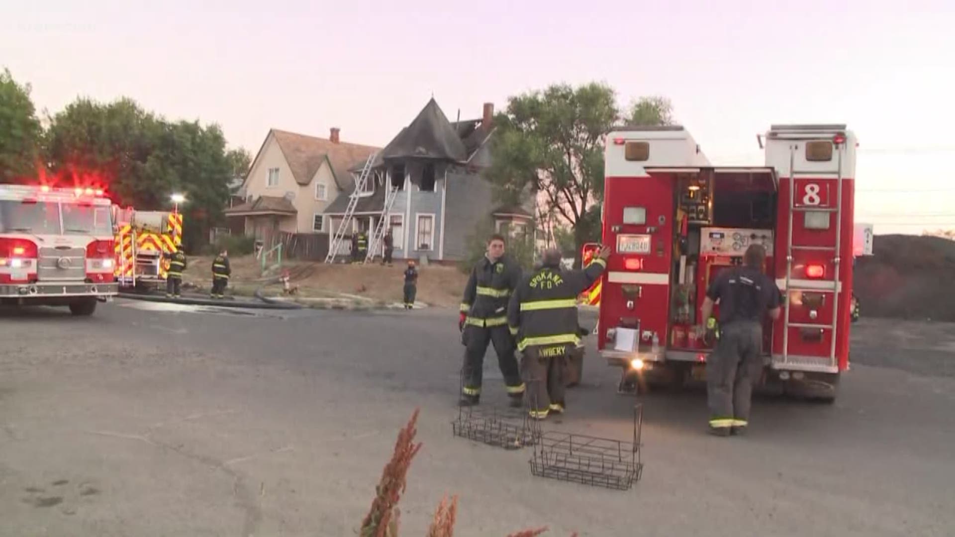 11 People Safely Escape Spokane House Fire; Cause Deemed Arson (7-5-18 ...