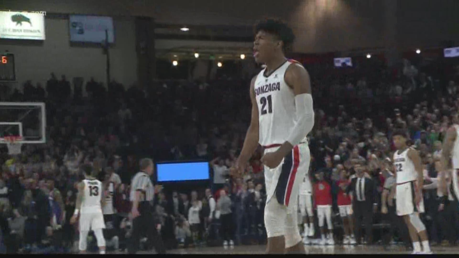 The Zags defeat their in state rival Washington for the third straight time.