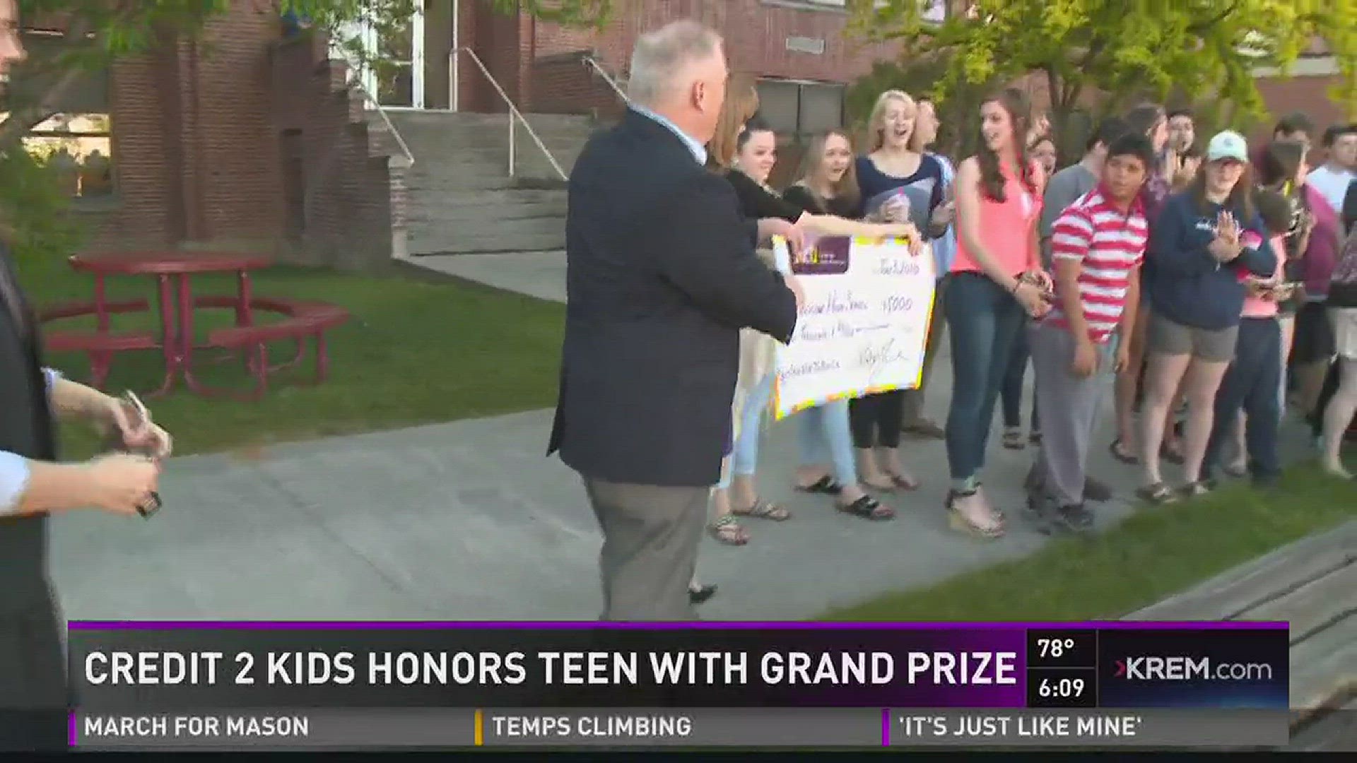 Credit 2 Kids honor teens with grand prize