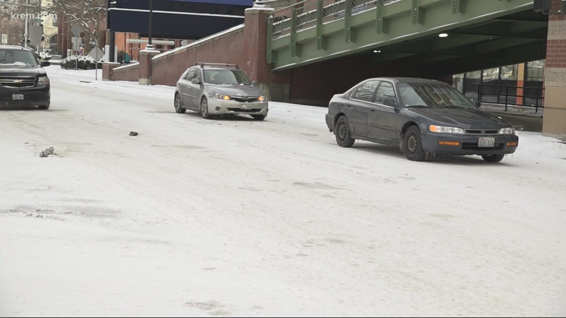 City of Spokane addresses response to icy road conditions | krem.com