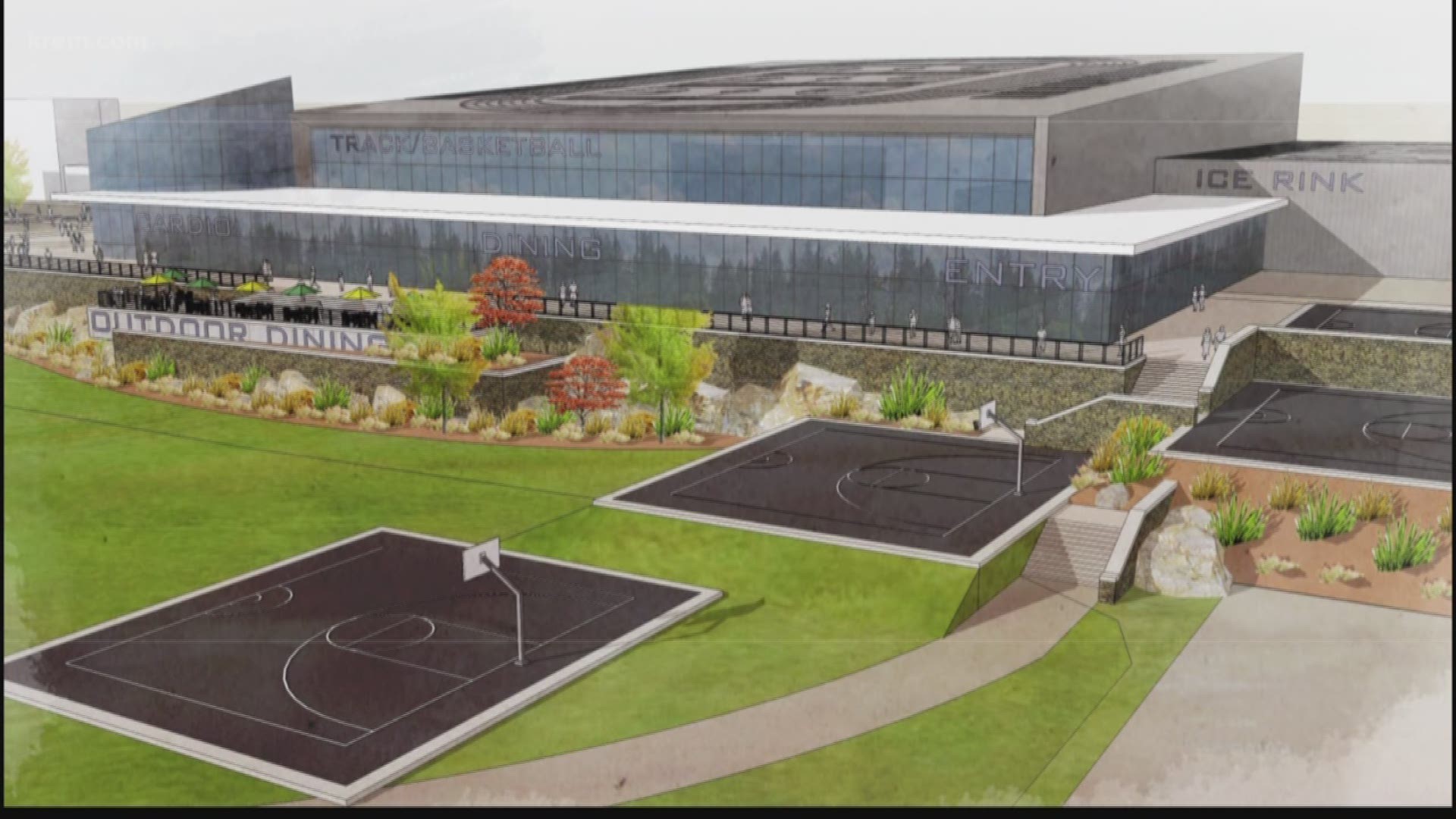 The city of Spokane is moving forward with plans for the proposed Spokane Sportsplex located next to the Spokane Arena. (5-30-18)