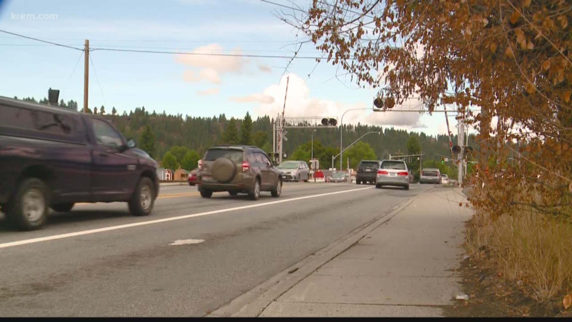 The city will build an underpass at the railroad crossing and a roundabout to replace the intersection of N. Pines Rd. and E. Trent Ave.