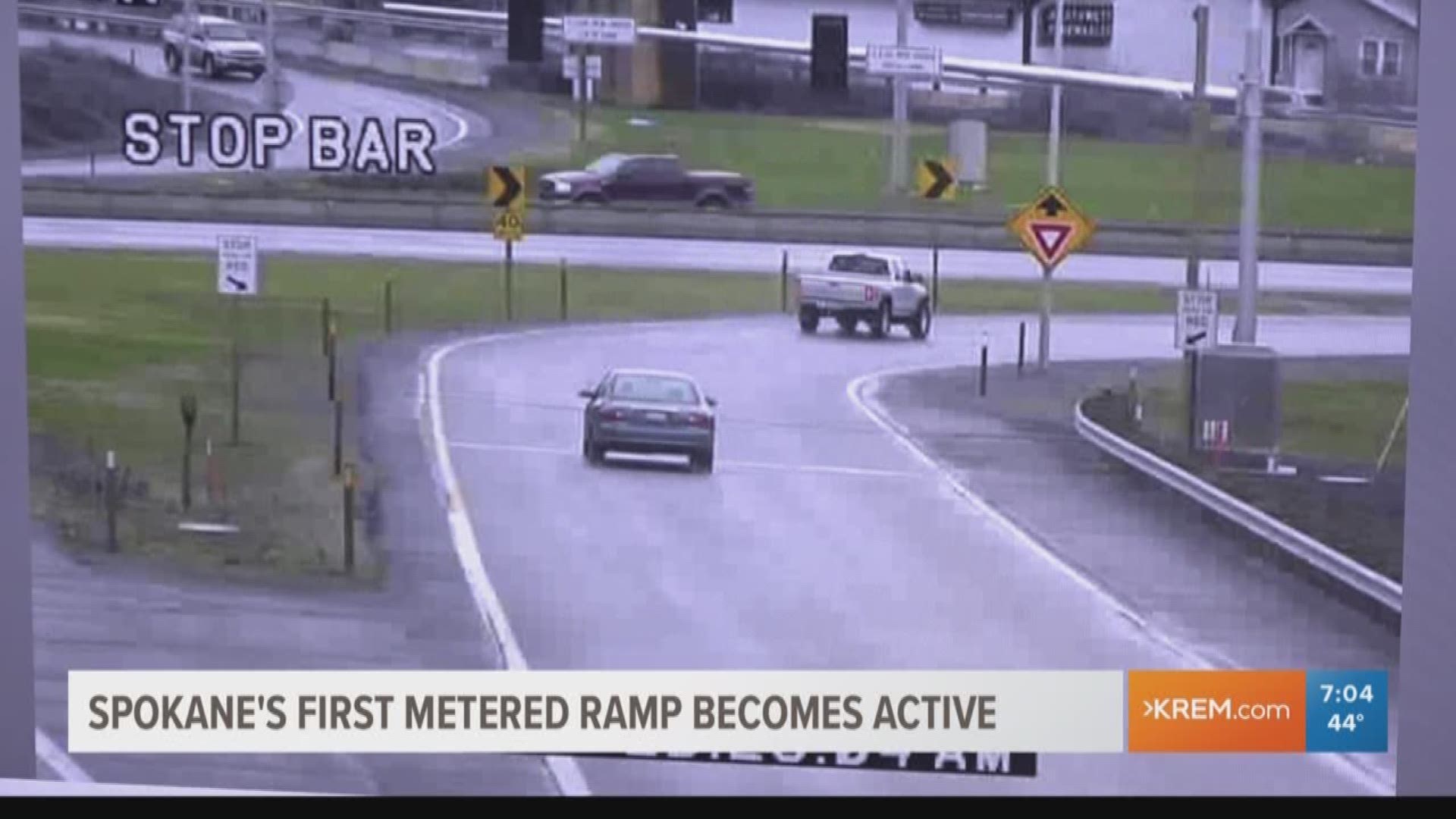 The first metered ramp installed at the Highway 195 and I-90 interchange went live at 6:30 a.m. on Tuesday. KREM reporter Kierra Elfalan explains how it works.