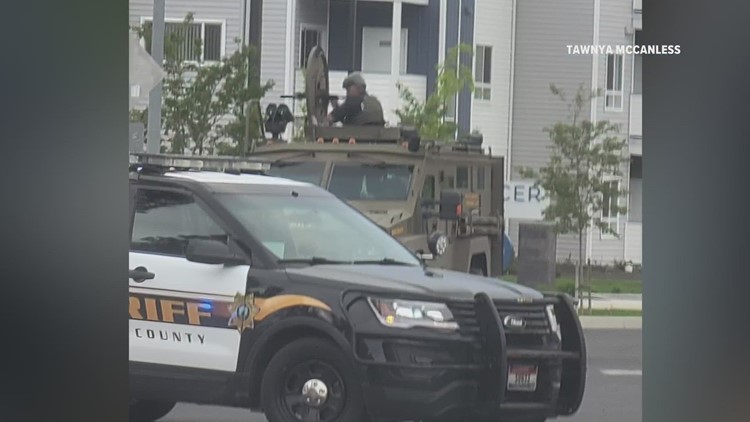 Post Falls police, SWAT respond to domestic violence incident at apartment on Spencer Ave.