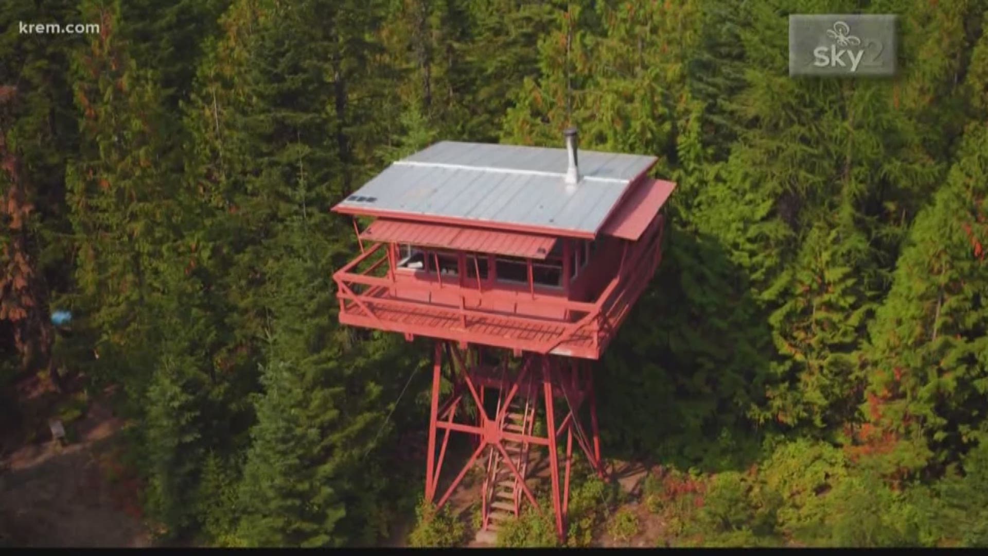 Fire lookout transformed into Airbnb (9-6-18)