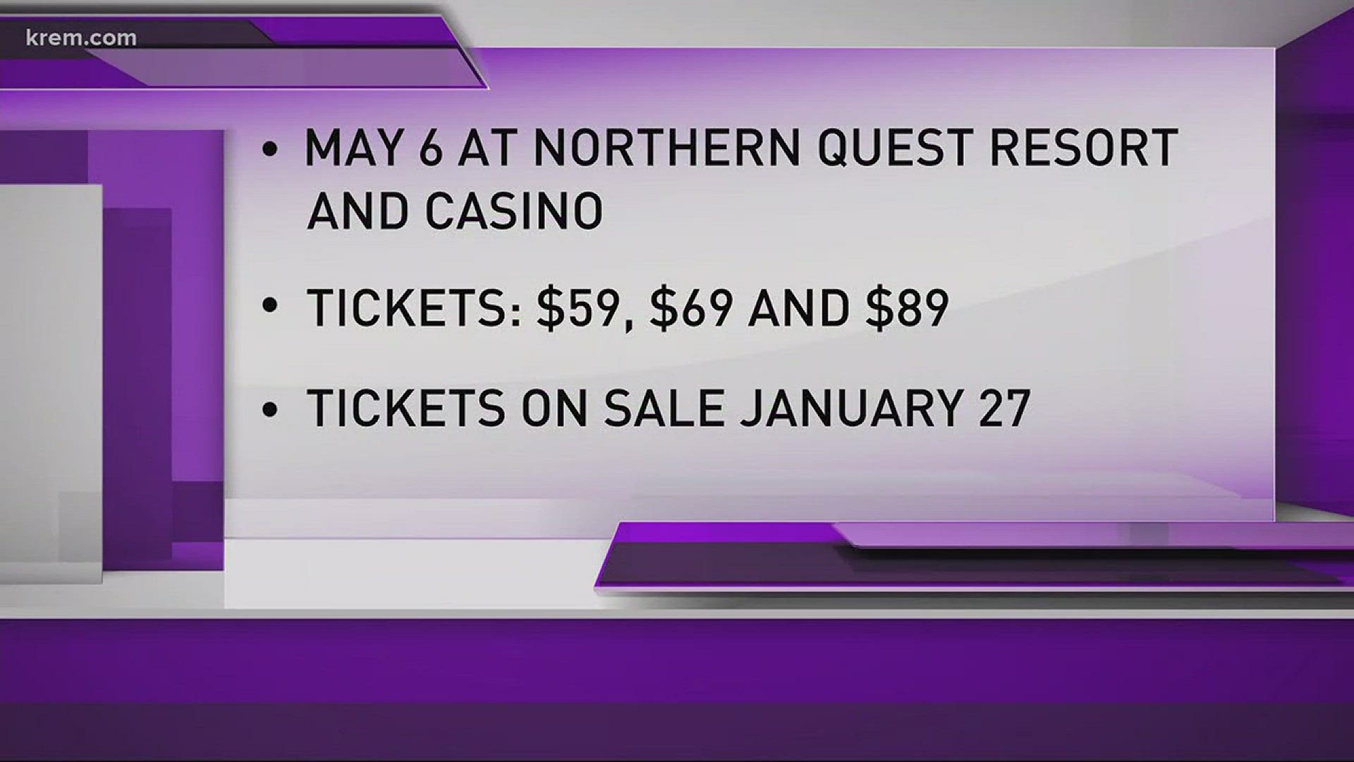 Jay Leno is going to be at the Northern Quest Resort and Casino.