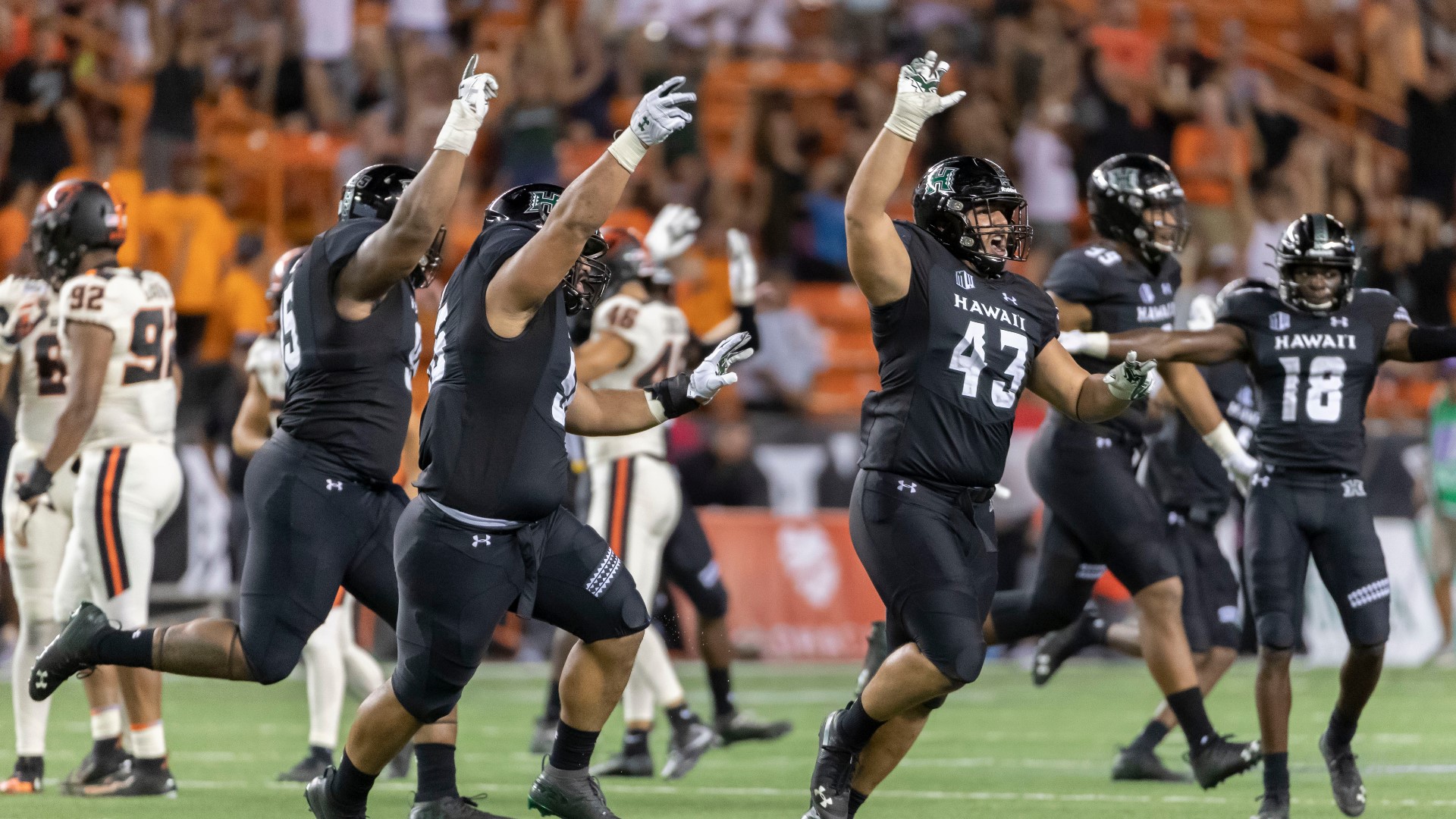 Hawaii beat Oregon State by three points. It's rare for a Mountain West team to beat a Pac-12 team. So how did they do it?
