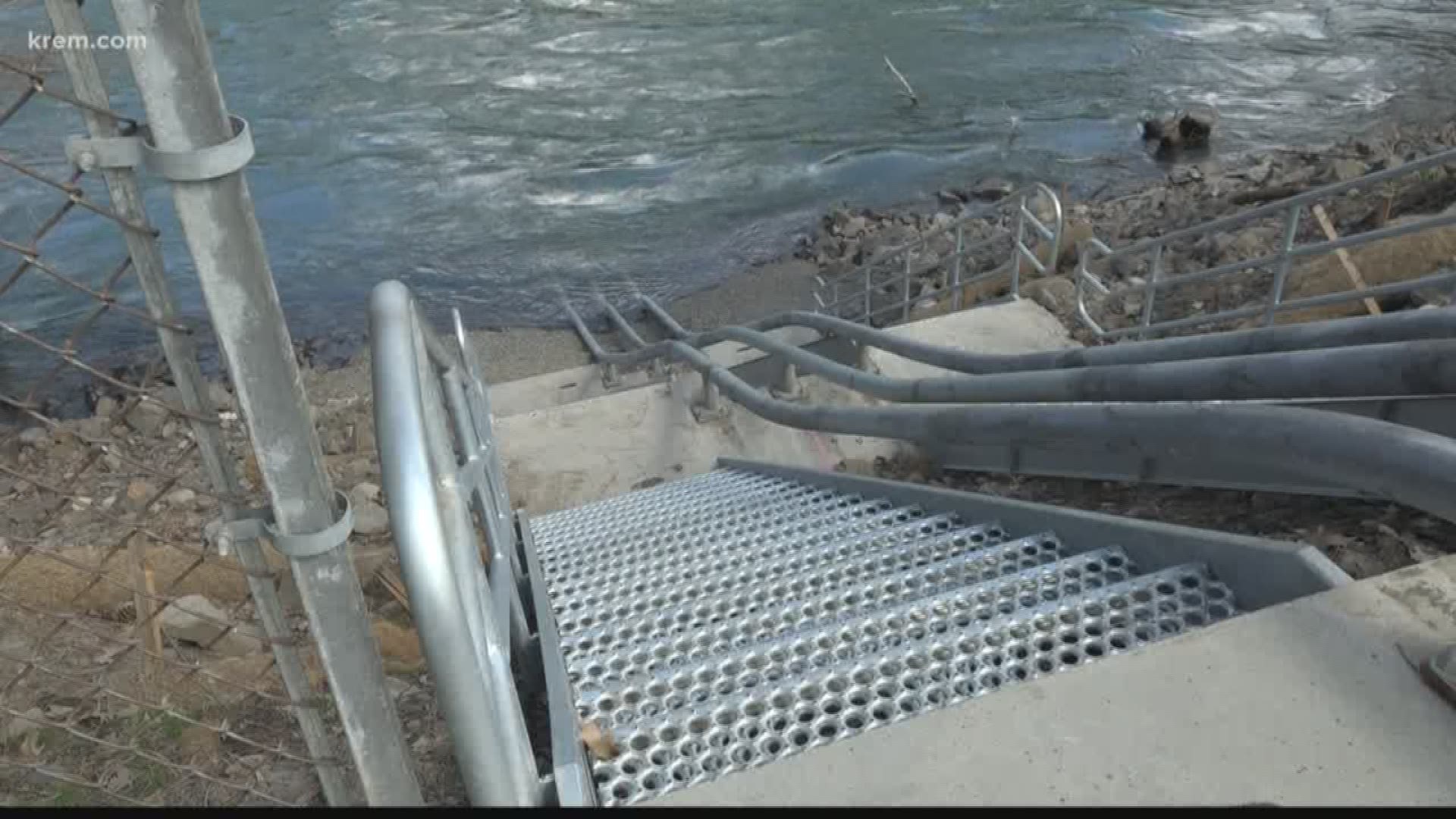 KREM Reporter Amanda Roley visited a new boat launch meant for rafts and kayaks in Glover Park in Spokane.