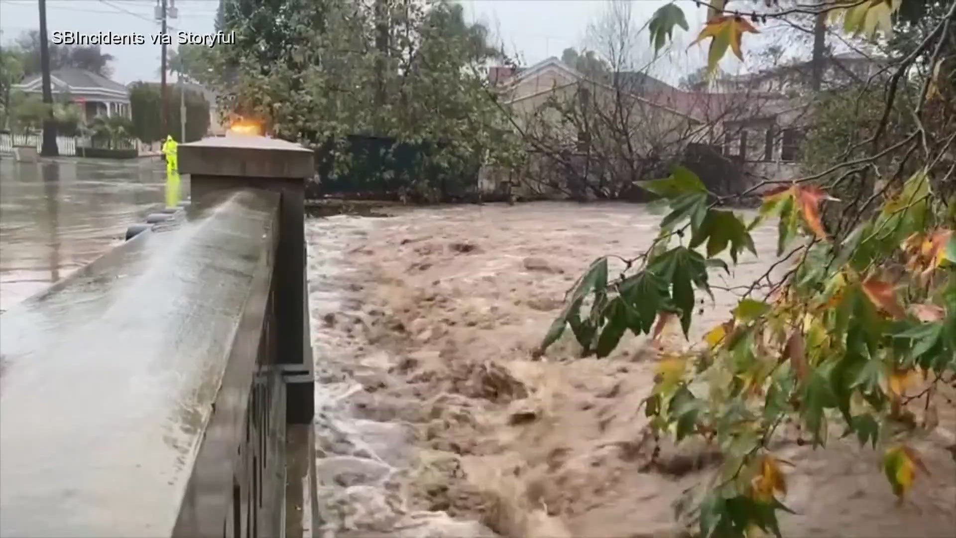 California getting pounded by rain and flooding for second week in a row