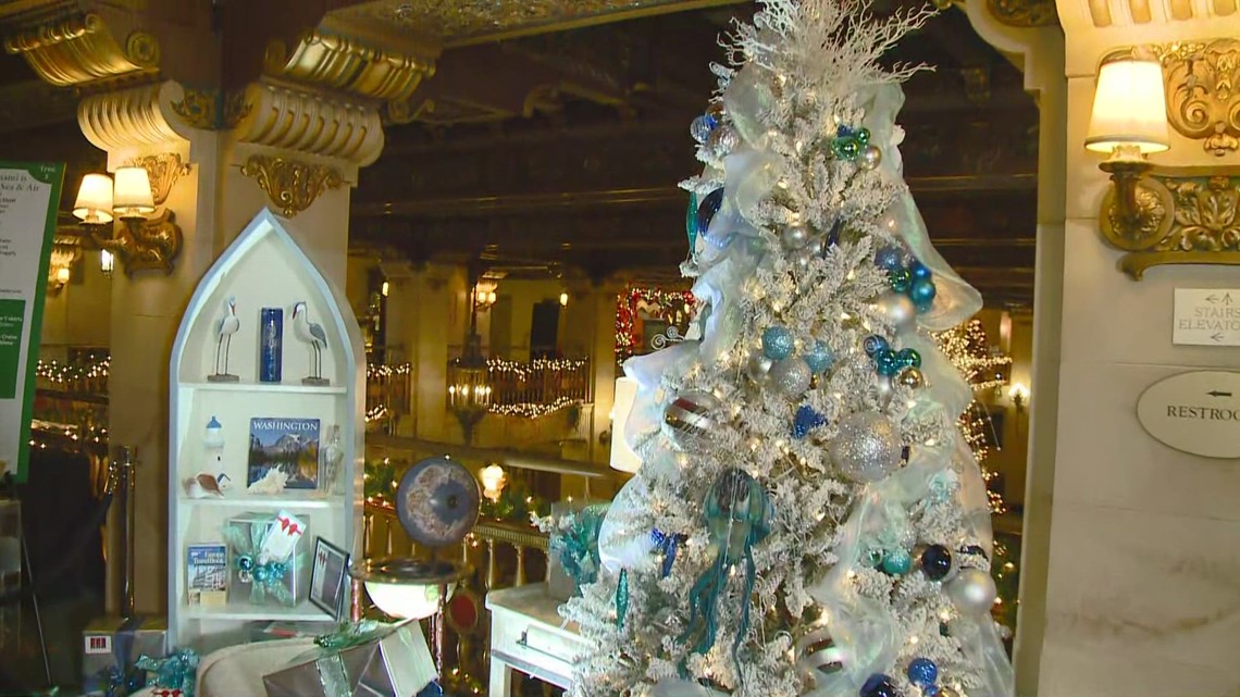 Annual 'Christmas Tree Elegance' opening in Spokane for the holiday