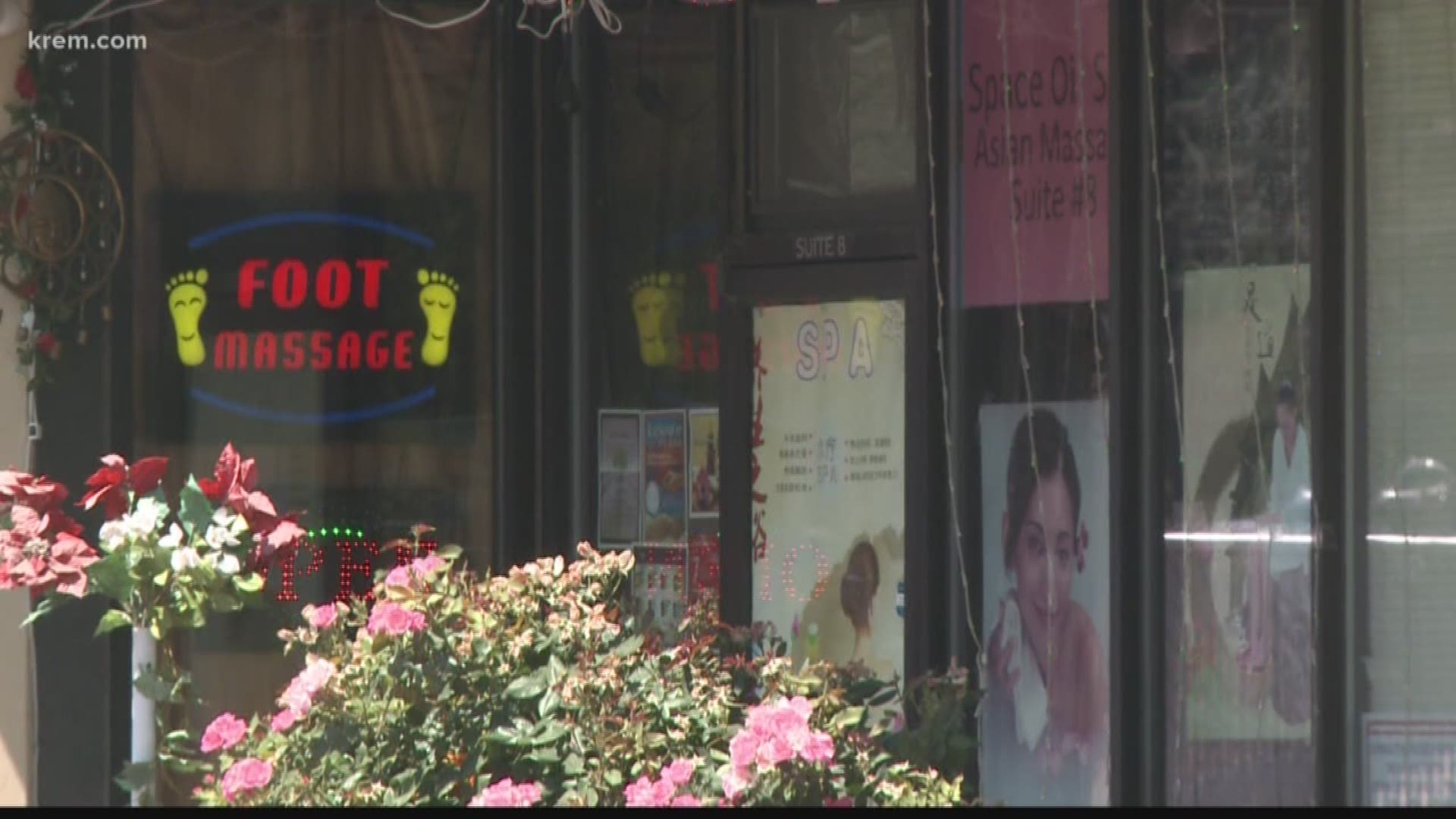 Spokane area massage parlors under investigation for prostitution and human trafficking