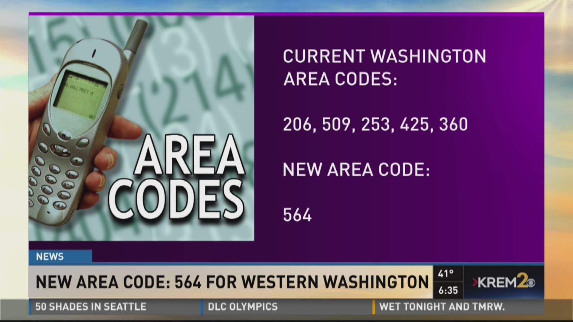 The state utilities commission announced the new code will be "564."