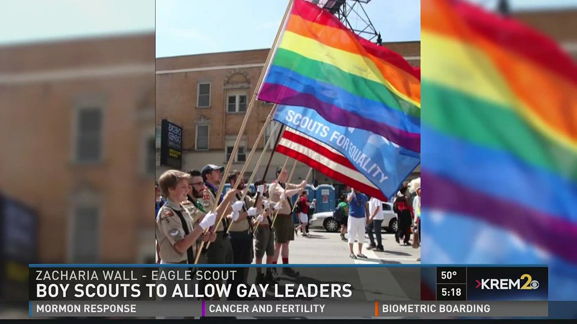 Boy Scouts lifts blanket ban on gay leaders | krem.com